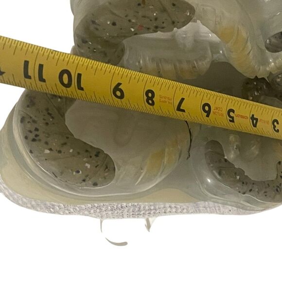 Nike Women's Air VaporMax Flyknit Gray White Shoes Size 6.5Y - Picture 13 of 16